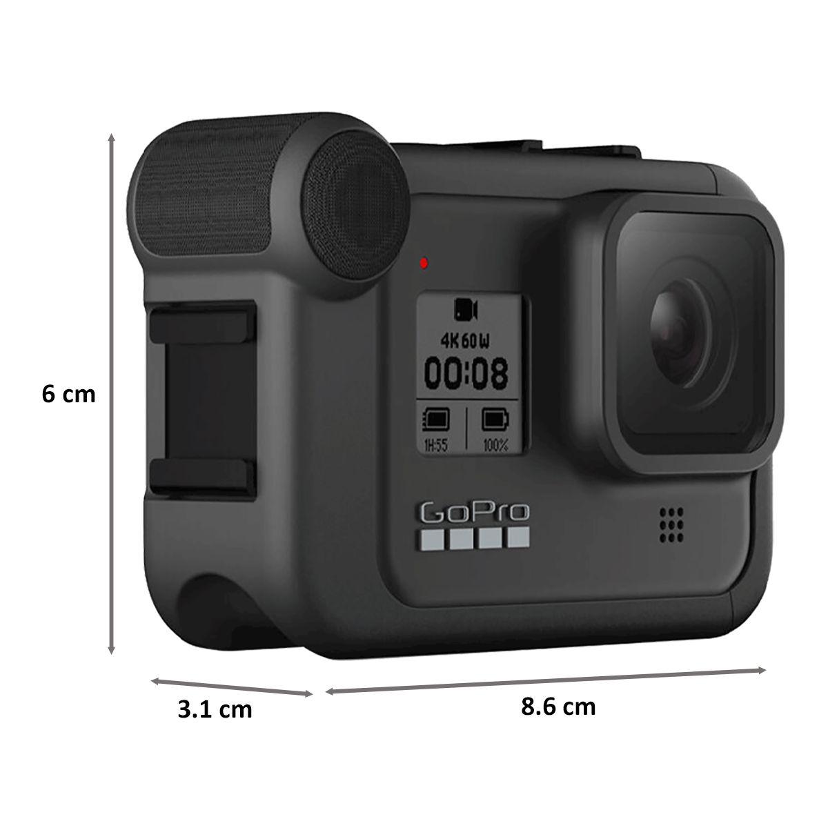 Buy GoPro Media Mod for Hero 8 (AJFMD-001, Black) online - Croma